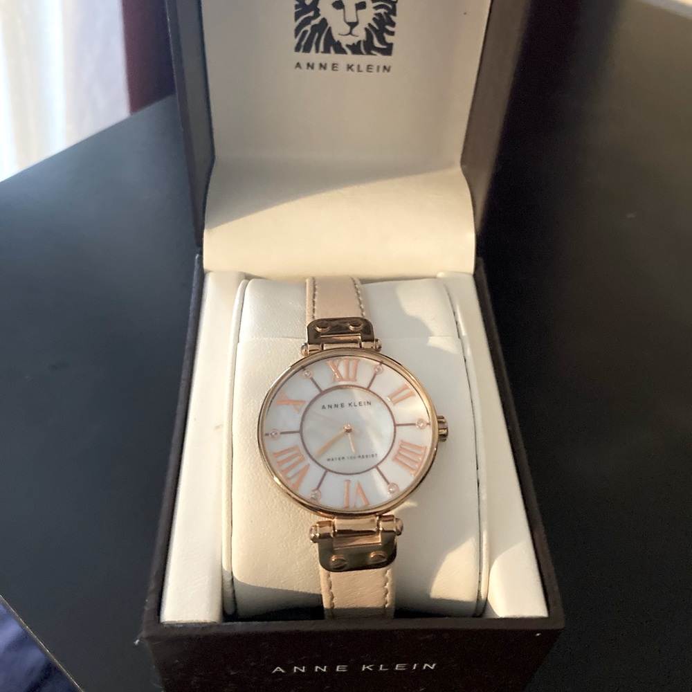 Anne Klein nude watch